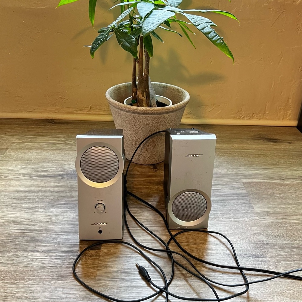 BOSE Companion 2 Computer Speaker Tested & Working NO POWER ADAPTER